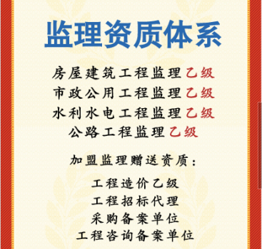 <b>建阳工程监理加盟</b>