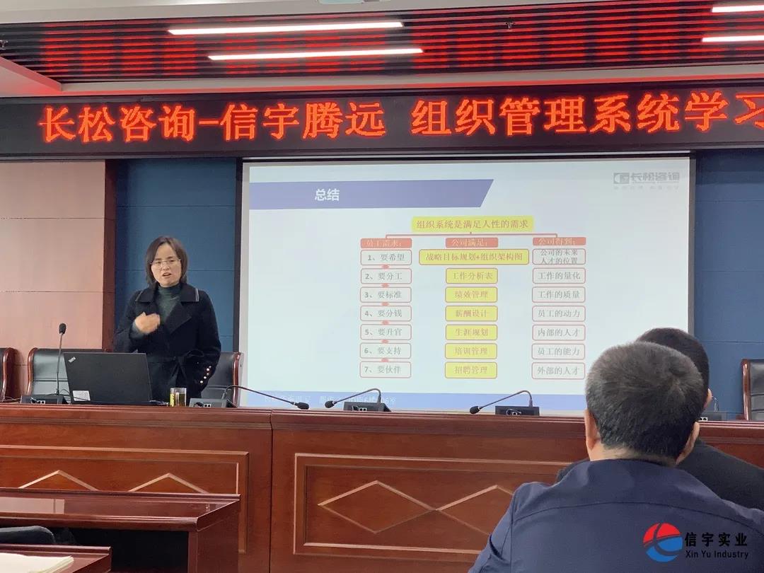 培训 || 信宇腾远举行《组织管理系统建设学习》启动会