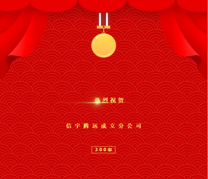 信宇腾远成功成立300家分公司!